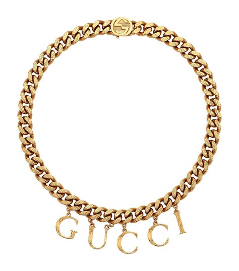 gucci necklace woman|gucci chunky necklace.